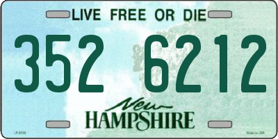 NH license plate 3526212
