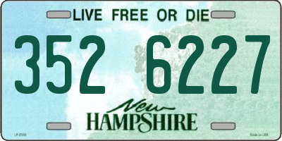 NH license plate 3526227