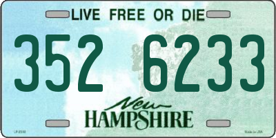 NH license plate 3526233