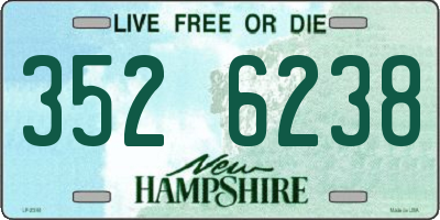 NH license plate 3526238