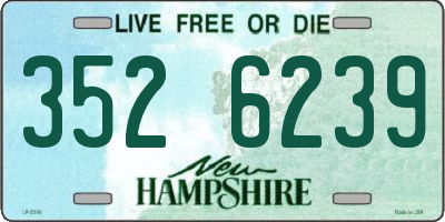 NH license plate 3526239