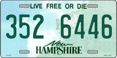 NH license plate 3526446