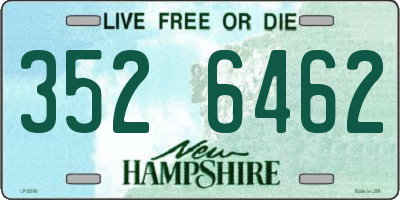 NH license plate 3526462