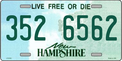 NH license plate 3526562