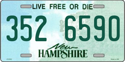 NH license plate 3526590