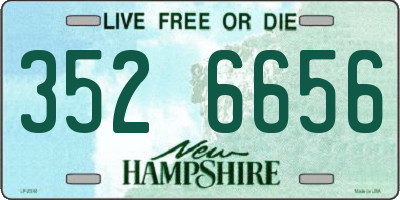 NH license plate 3526656