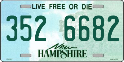 NH license plate 3526682