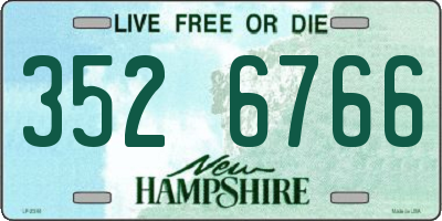 NH license plate 3526766