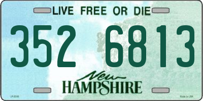NH license plate 3526813