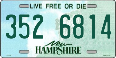 NH license plate 3526814