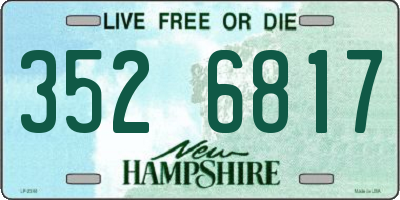 NH license plate 3526817
