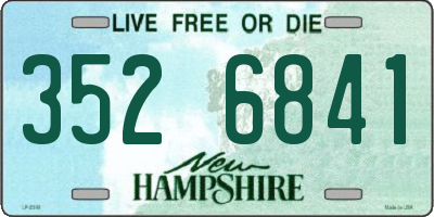 NH license plate 3526841