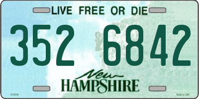 NH license plate 3526842