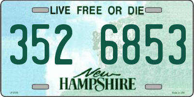 NH license plate 3526853