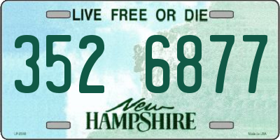 NH license plate 3526877