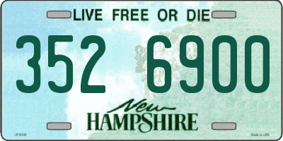 NH license plate 3526900