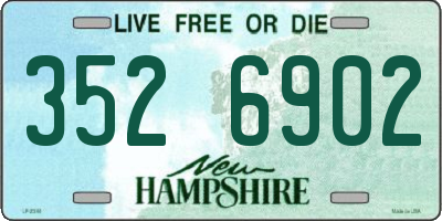 NH license plate 3526902