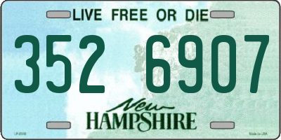 NH license plate 3526907