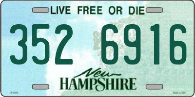 NH license plate 3526916