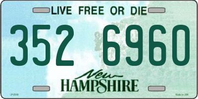 NH license plate 3526960