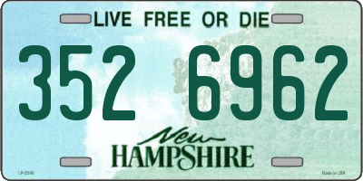NH license plate 3526962