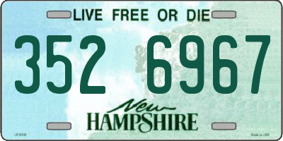 NH license plate 3526967