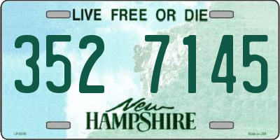 NH license plate 3527145