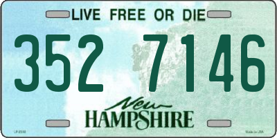 NH license plate 3527146