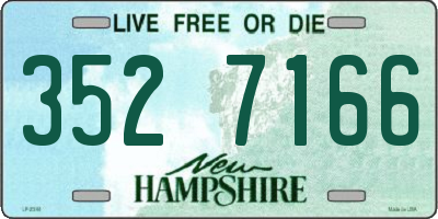 NH license plate 3527166