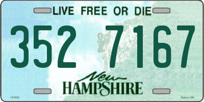 NH license plate 3527167