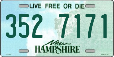 NH license plate 3527171