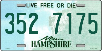 NH license plate 3527175