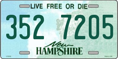 NH license plate 3527205