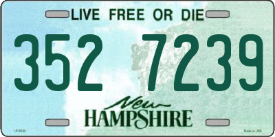 NH license plate 3527239