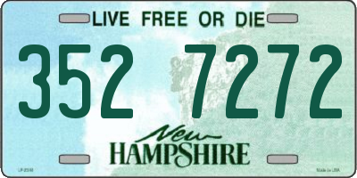 NH license plate 3527272