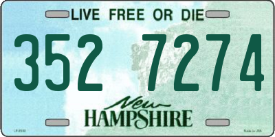 NH license plate 3527274