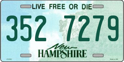 NH license plate 3527279