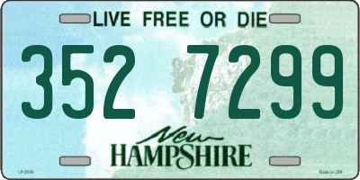 NH license plate 3527299