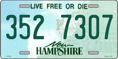 NH license plate 3527307