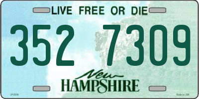 NH license plate 3527309