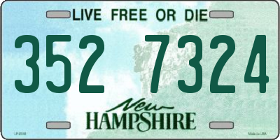 NH license plate 3527324