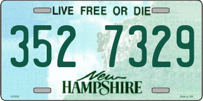 NH license plate 3527329