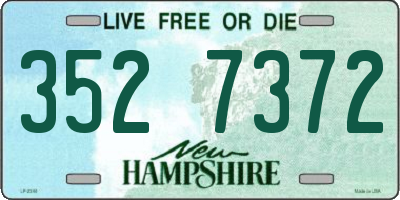 NH license plate 3527372