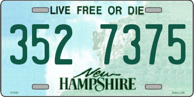 NH license plate 3527375
