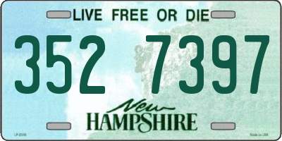 NH license plate 3527397