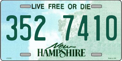 NH license plate 3527410