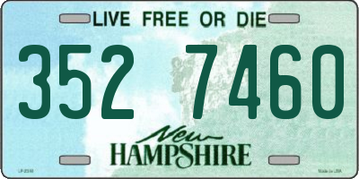 NH license plate 3527460
