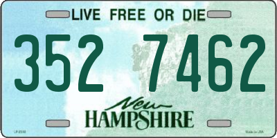 NH license plate 3527462