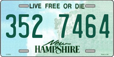NH license plate 3527464