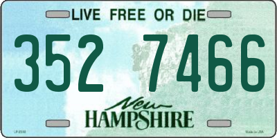 NH license plate 3527466